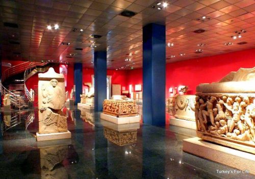 سالن سارکوفاگ موزه باستان شناسی آنتالیا
