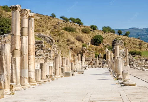 بازدید از ویرانه های شهر باستانی افسوس