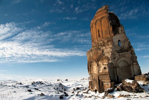 آنی، یکی از مکان های جادویی ترکیه در زمستان
