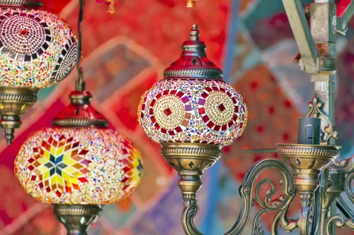لامپ های ترکی، دلپذیری رنگارنگ و زینتی